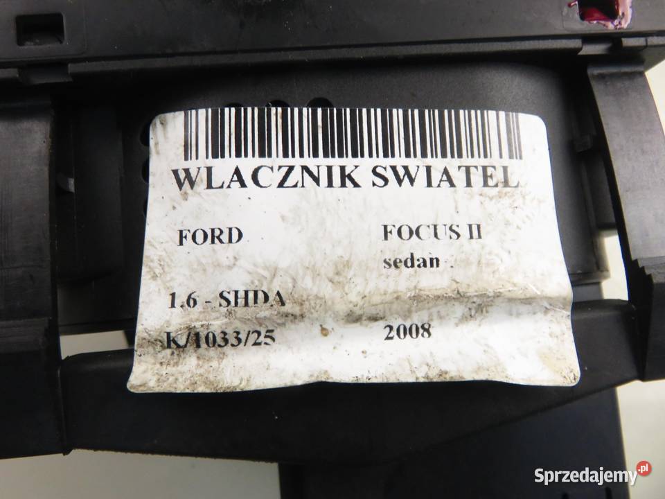 WŁĄCZNIK ŚWIATEŁ FORD FOCUS II 7M5T13A024EA osobowe małopolskie