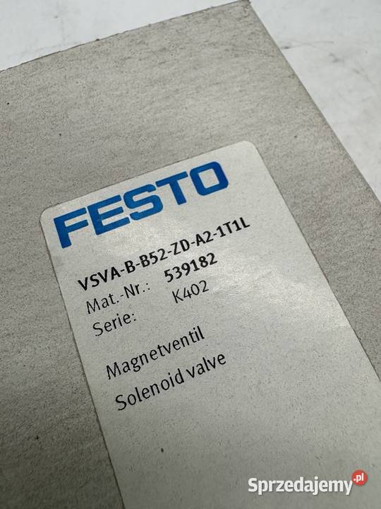 Festo 539182 VSVABB52ZDA21T1L Elektrozawór mazowieckie Warszawa