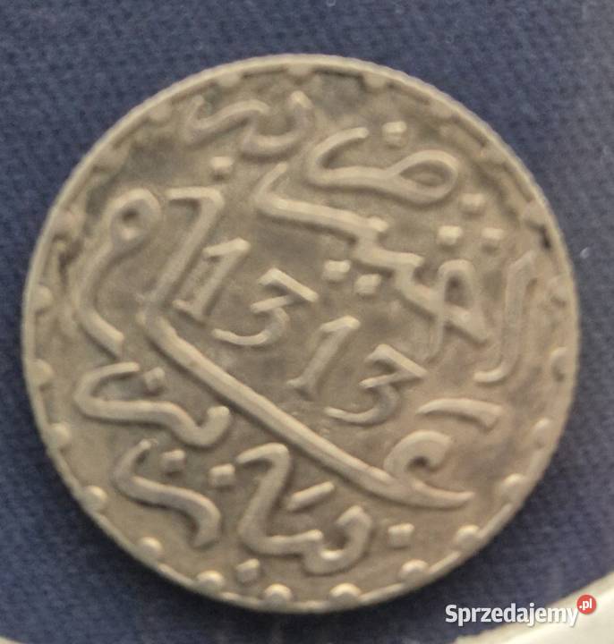 12 Drachm SREBRO AH 1313Maroko Wałbrzych