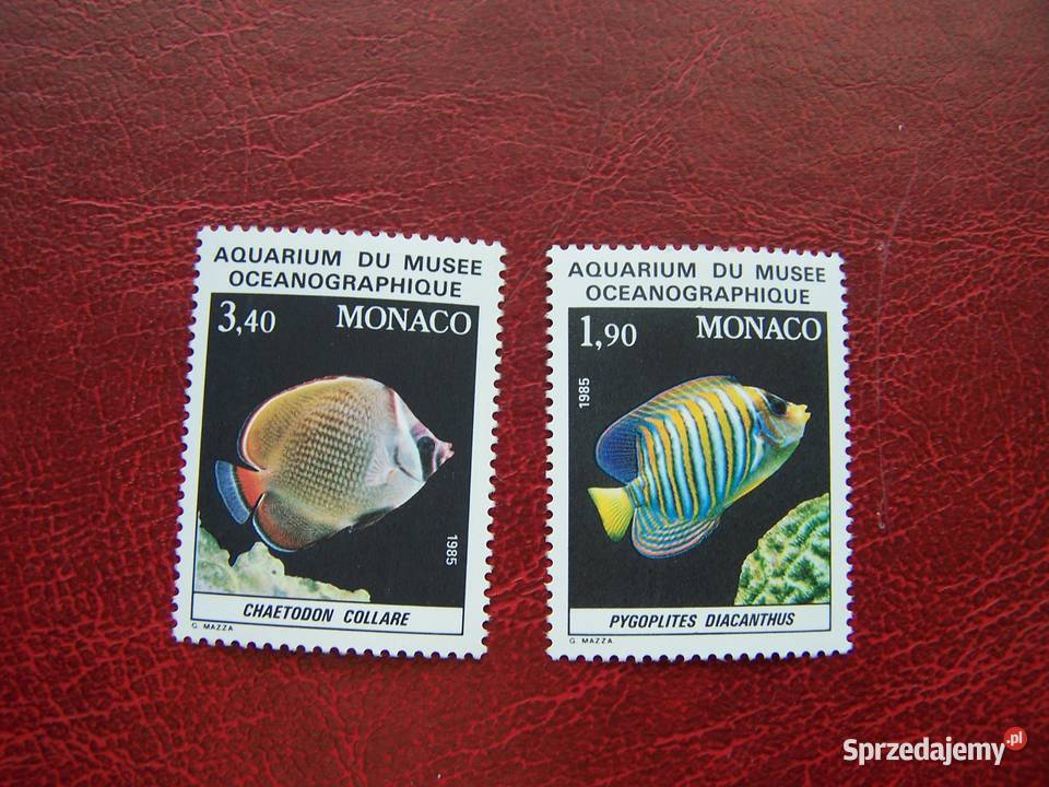 Monako 1986 MNH Mi 176667 Fauna Ryby śląskie Tychy