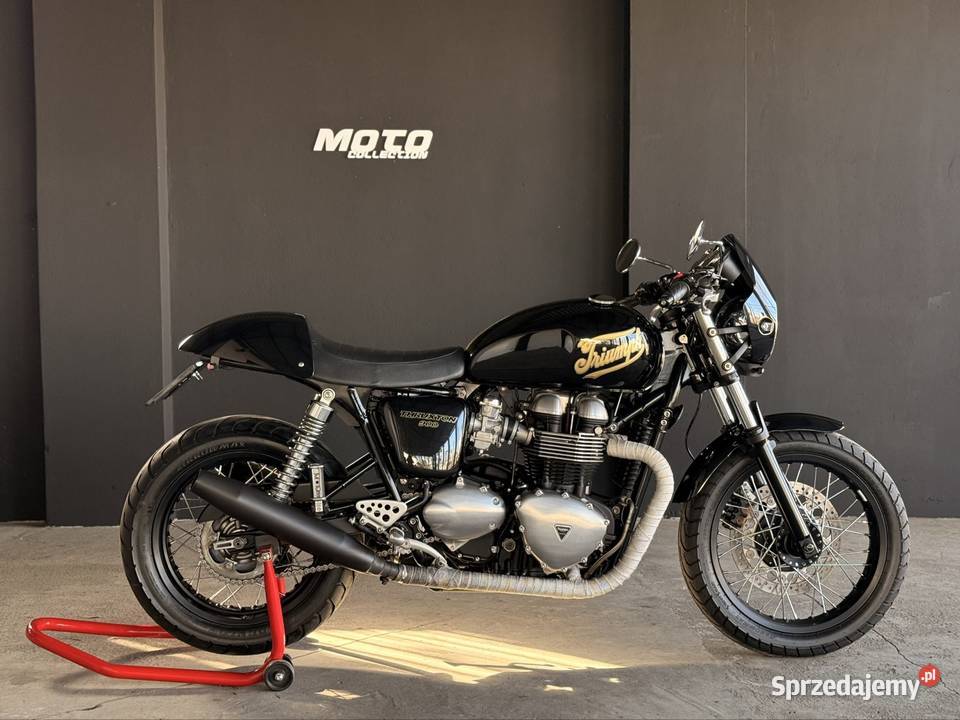 Super TRIUMPH THRUXTON 900 Black Cafe Racer czarny Września sprzedam