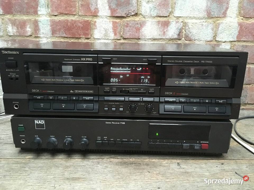 Magnetofon TECHNICS RSTR 555 DBX warmińsko-mazurskie Biskupiec