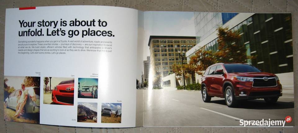 Toyota 2014 prospekt katalog Kępice