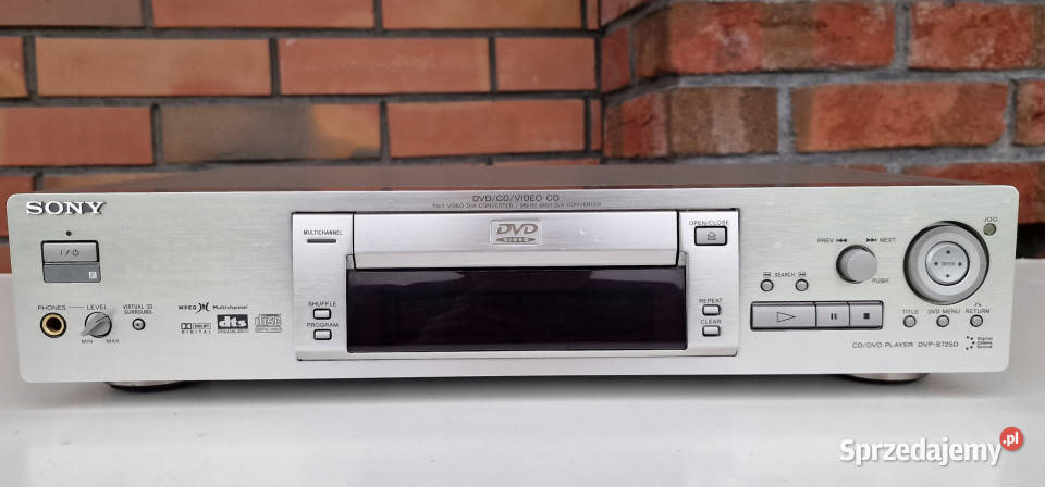CD DVD odtwarzacz SONY DVP S725D 725 DVD CD
