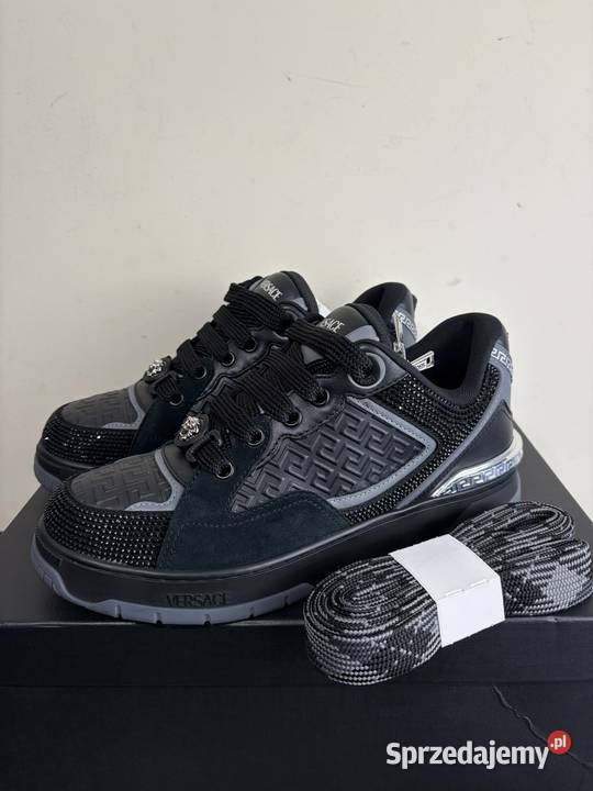 ButySneakersy Versace Biggie Basket Embellished czarny Sportowe Warszawa