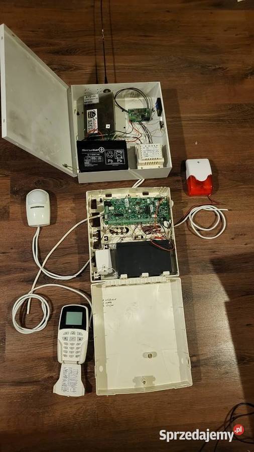 Kompletny system alarmowy używany Elektronika Warszawa