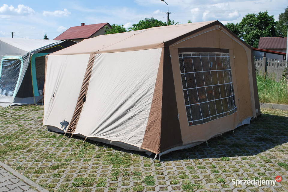 RETRO PRZYCZEPA KEMPINGOWA NAMIOTOWA CONWAY mazowieckie Grzebowilk
