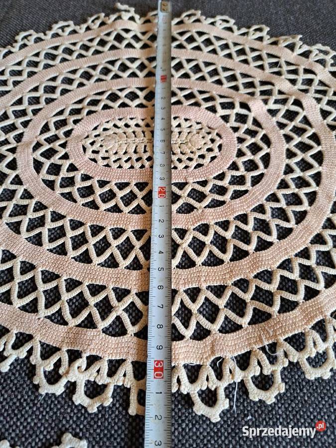 serwetki szydełkowe zestaw 5 Łódź sprzedam