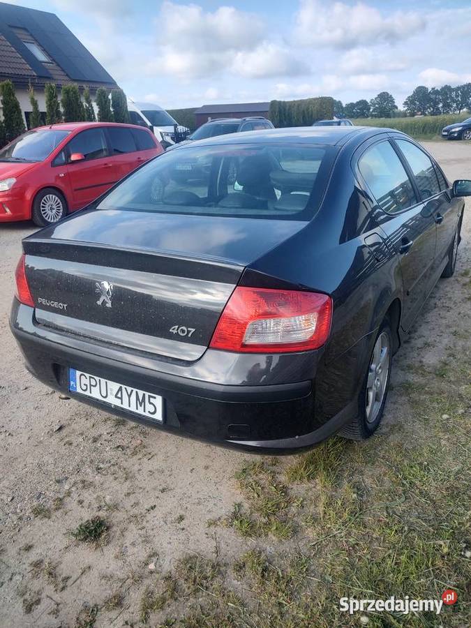 Peugeot 407 benzyna gaz Rok produkcji 2007 407 Rekowo Górne