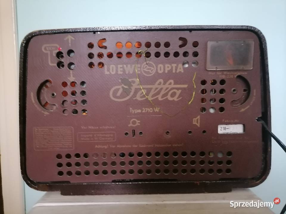 Stare Radio lampowe z lat 50 tych Sprawny Kraków