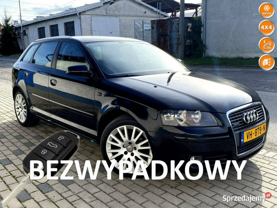 Audi A3 2006r 20 diesel 140 QUATTRO 4x4 światła przeciwmgielne Nysa