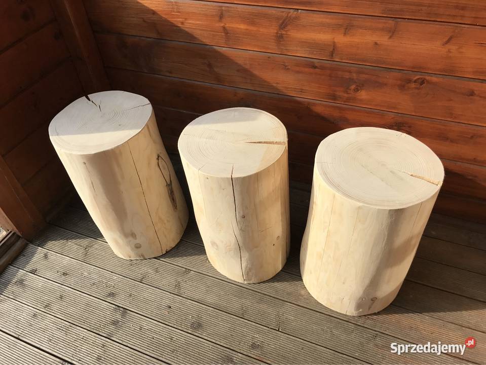 Pienki ozdobne drewniane pniaczki pniaki Kraków