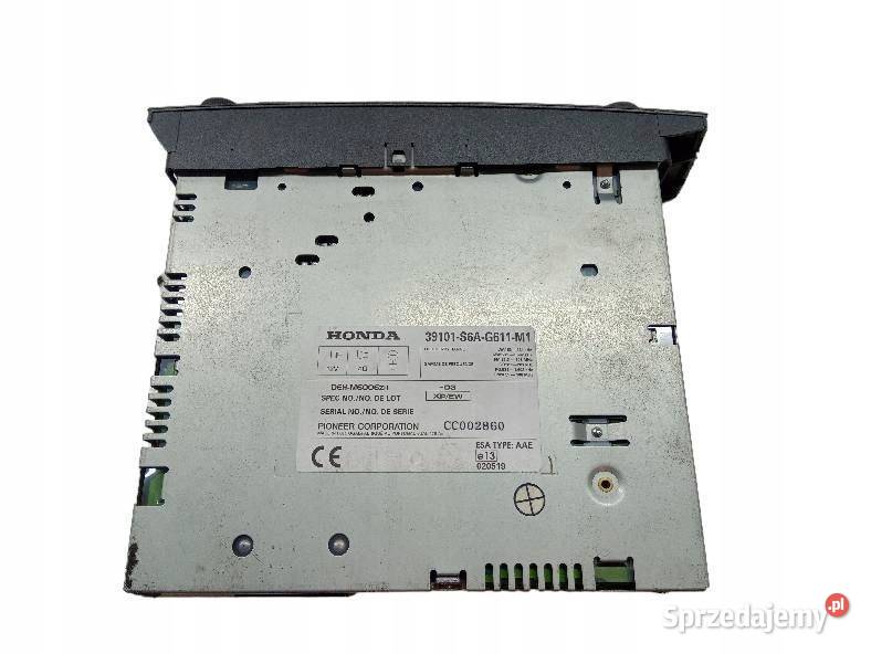 RADIO CD ORYGINAŁ DEHM6006ZH 39101S6AG611M1 Sprzęt audio fabryczny
