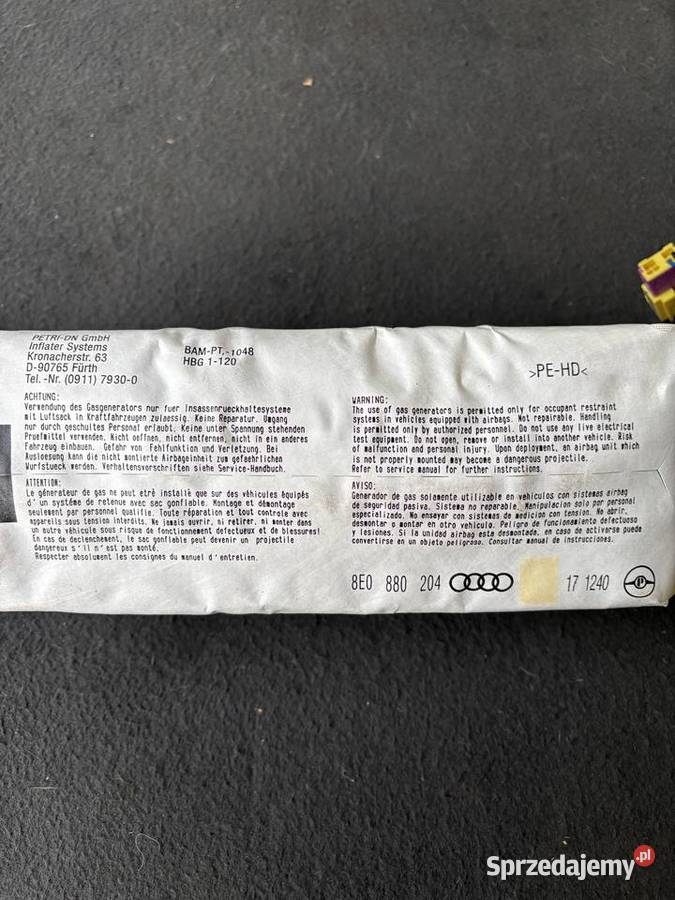 Poduszka Do audi a4 Zawiercie sprzedam