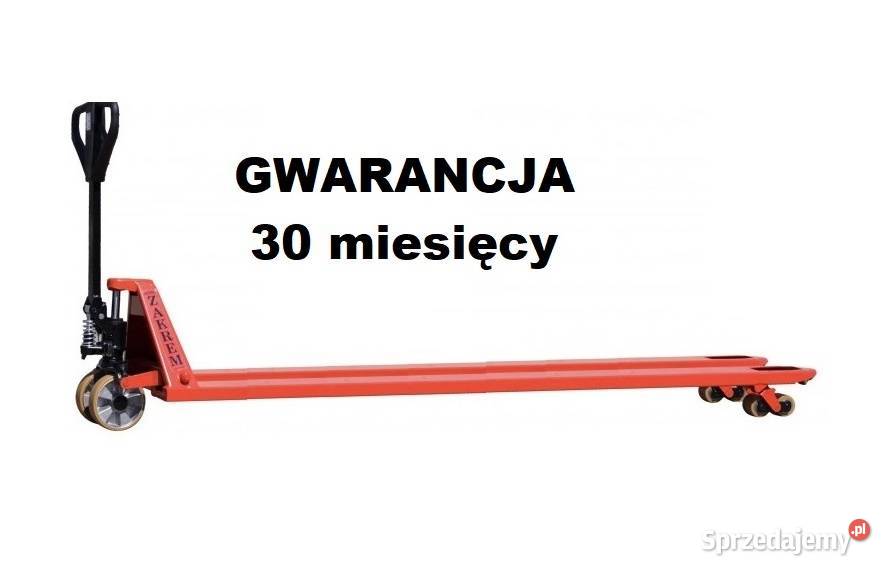 Długi wózek paletowy 2000mm polski Zakrem