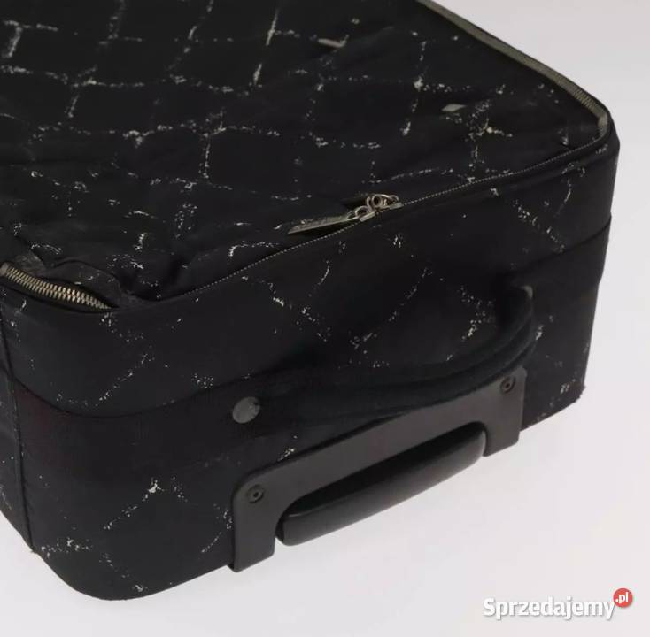 CHANEL Travel Line Suitcase Nylon Black CC Stan Uniseks Warszawa