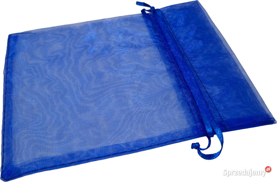 Woreczek z organzy niebieski 12x155 Kreatywne Czeladź