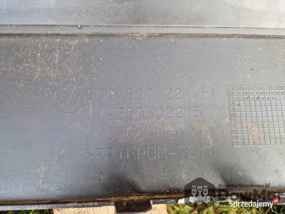 VW Golf 7 zderzak przód 5G0 807 221FL osobowe Słowikowo