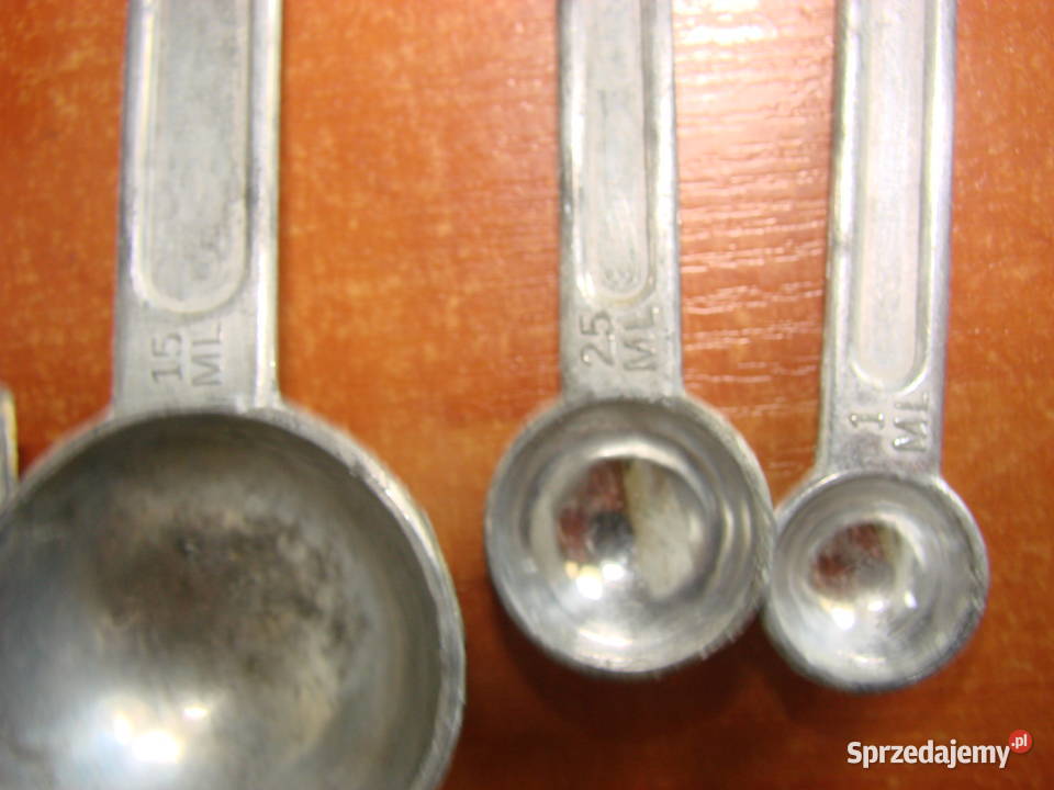 stare aluminiowe łopatkimiarki pomorskie Pruszcz Gdański