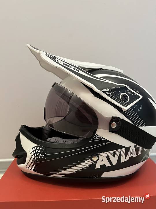 Kask motocyklowy quad cross enduro XL Ruchenka