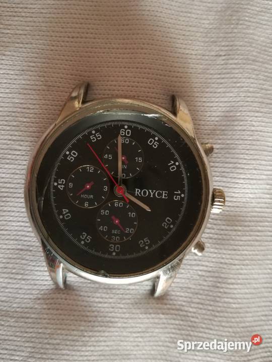 Zegarek marki Royce kwarcowy męski czarny Łódź