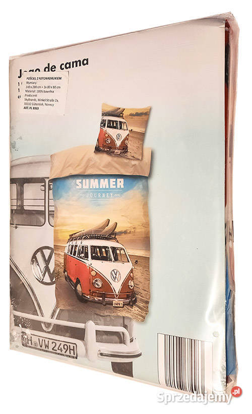 KOMPLET POŚCIEL POSZEWKA NA PODUSZKĘ Volkswagen sprzedam