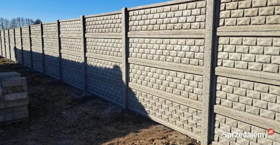 Płot Ogrodzenie panelowe betonowe Siatka Panel