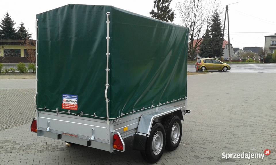 Przyczepa Rydwan 270x150x180 dwuosiowa plandeka Wieluń