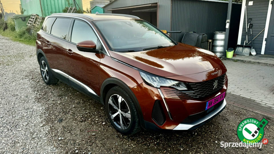 Peugeot 5008 15 hdi automat 7os Full led pół nieuszkodzony
