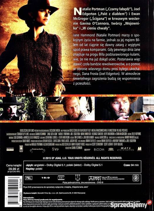 NIEPOKONANA JANE NATALIE PORTMAN 1 płyta wielkopolskie Kalisz sprzedam