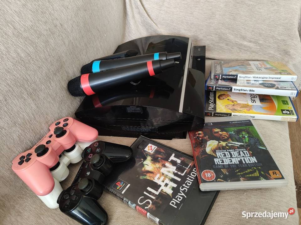 Zestaw Konsola 3 PlayStation 3 akcesoria i gry Warszawa sprzedam