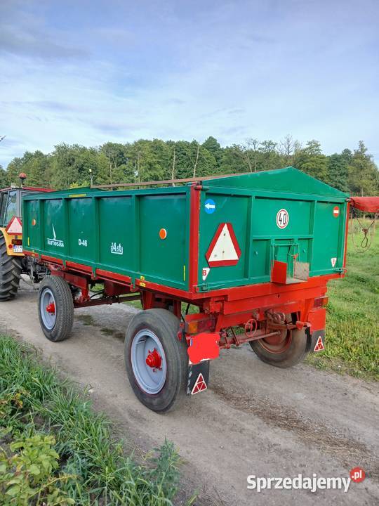 Przyczepa wywrotka d46 produkcji 2011 Przyczepy rolnicze Rzgów