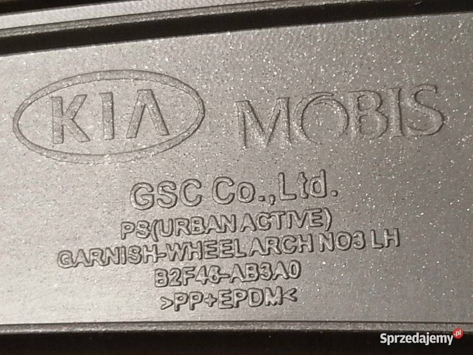 KIA SOUL II LISTWA BŁOTNIK LEWY TYŁ B2F46AB3A0 wielkopolskie