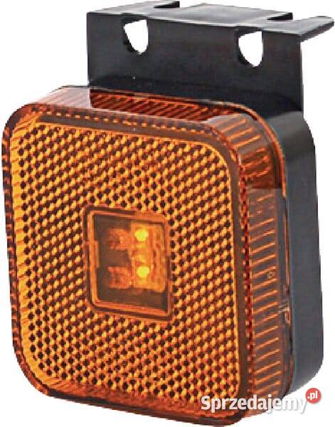 Lampa obrysowa LED kwadratowa 1224V z przewodem Oświetlenie Kamionna