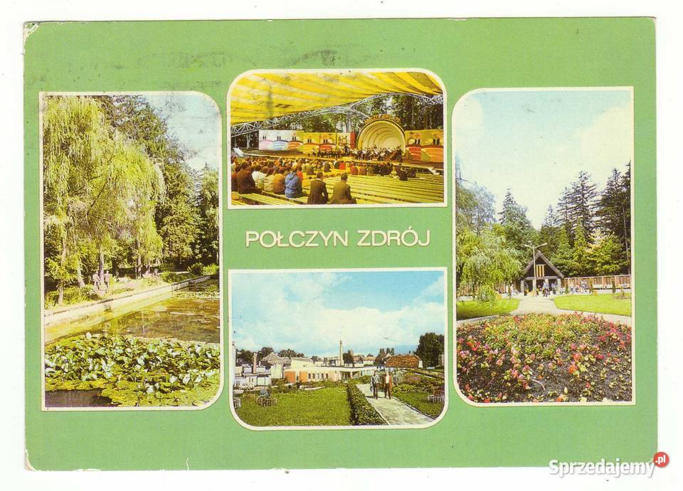 POŁCZYN ZDRÓJ POCZTÓWKA WIELOWIDOKOWA 5 Pocztówki i karty telefoniczne Krynki