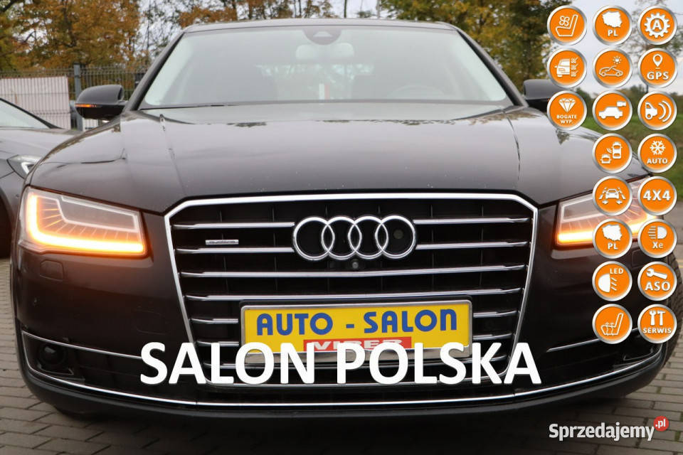 Audi A8 KRAJOWY2właściciel serwisowany w ASO z elektrochrom. lusterka boczne