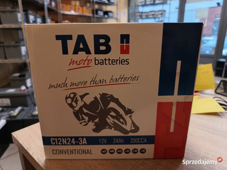 Akumulator TAB C12N243A 12V 24Ah 200A Specpart Akumulatory motocyklowe Szczecin sprzedam