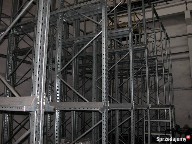 Regały paletowe wjezdne DriveIn 384 miejsca pale Katowice sprzedam