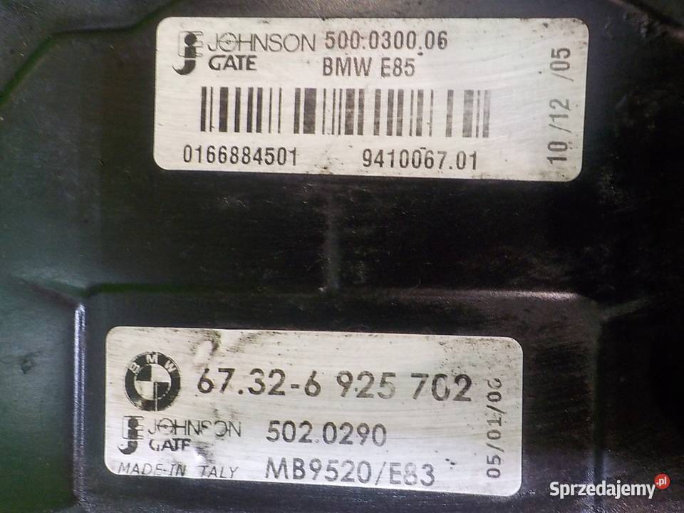 BMW X3 E83 20 B 06r 5D wentylator chlodnicy Suków