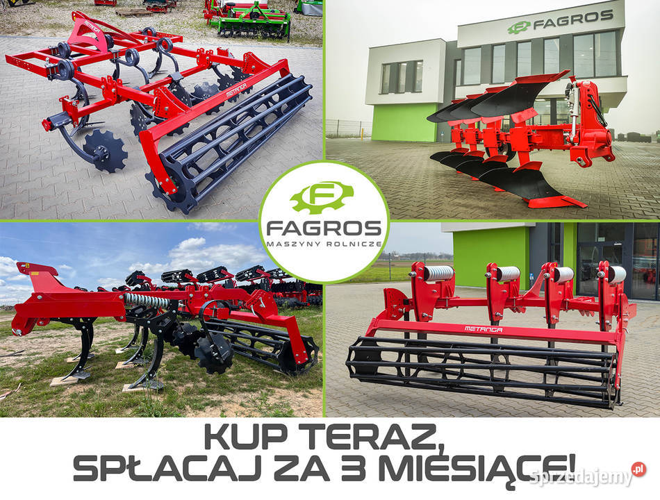 PŁUG AGREGAT BEZORKOWY Głębosz Gruber Agregaty Kazimierza Wielka