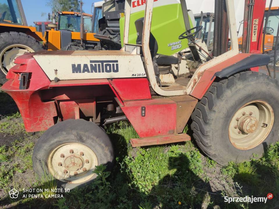 Wózek Widłowy Manitou M430 cp 4x4 Terenowy Mocny Łobżenica