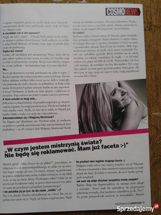 COSMOPOLITAN KAMA SUTRA W STYLU COSMO Piszczac sprzedam