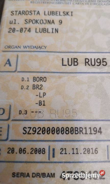 Laweta Boro DMC2000 garbatka 2x4m ocynk Lublin