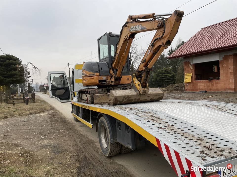 Usługi koparka obrotowa plus wozidlo transport Myślenice