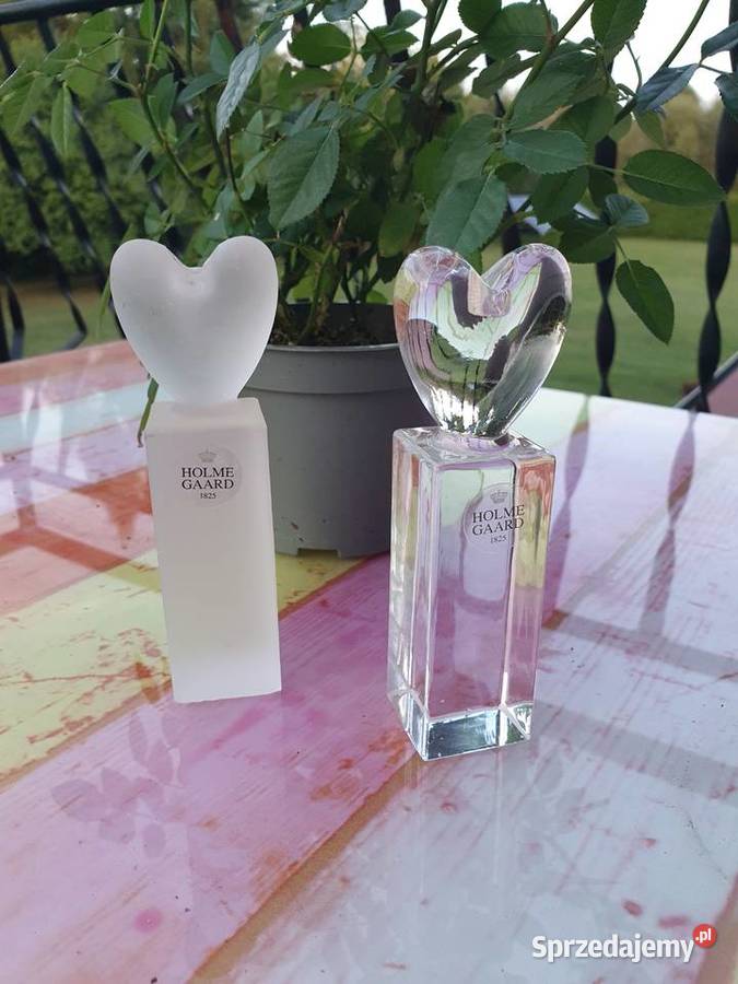 Holmegaard świeczniki serca Myszków