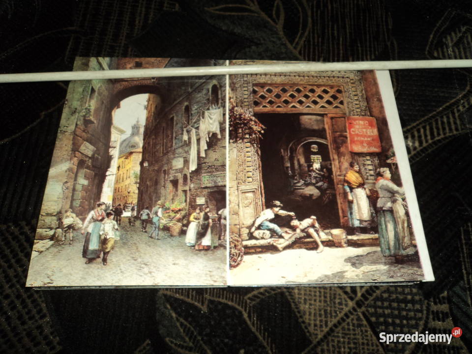 20 włoskich pocztówek Roma sparita harmonijka Nowy Sącz