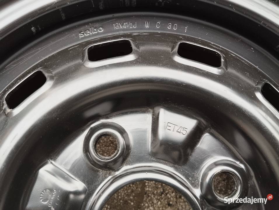 Felga Daewoo 13 4x1143 45J ET45 Matiz zapas Kamieniec