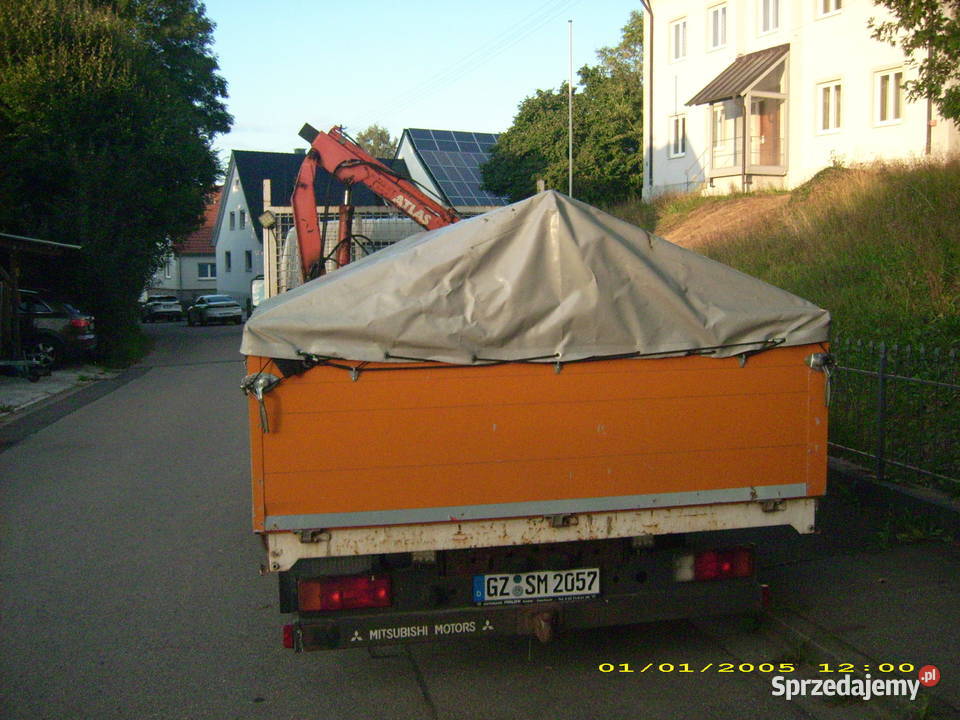 Mitsubishi Canter 35 Tony z hadeesem dzwigem nie Wąbrzeźno