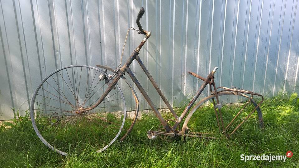 Stary, zabytkowy rower