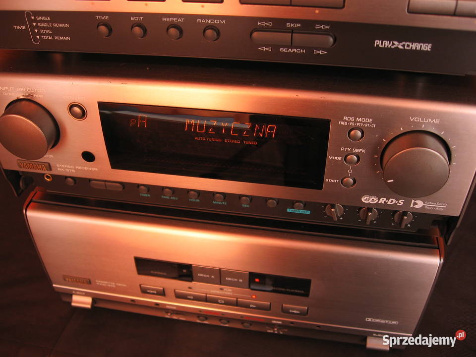 WIEŻA YAMAHA S75 wzmacniacz amplituner Deck